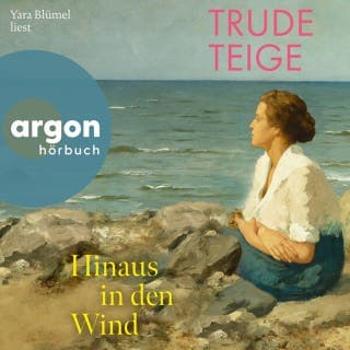 Hinaus in den Wind von Trude Teige, Hörbuch-Cover
