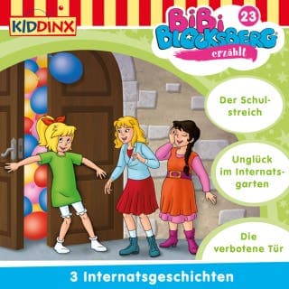 Bibi Blocksberg, Bibi erzählt, Folge 23: Internatsgeschichten von Klaus-P. Weigand, Hörbuch-Cover